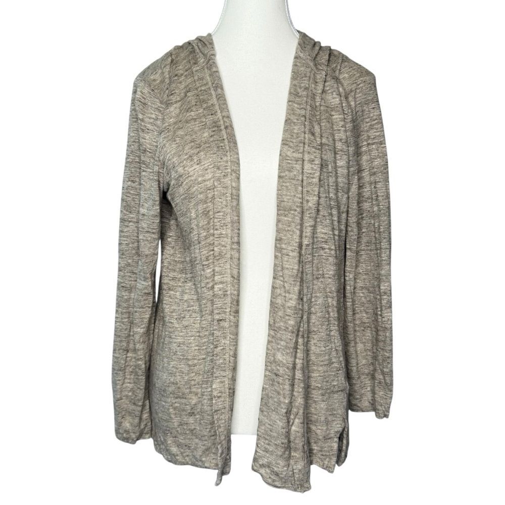 ▪️|EUC| CYNTHIA ROWLEY 100% Linen Hooded Cardigan